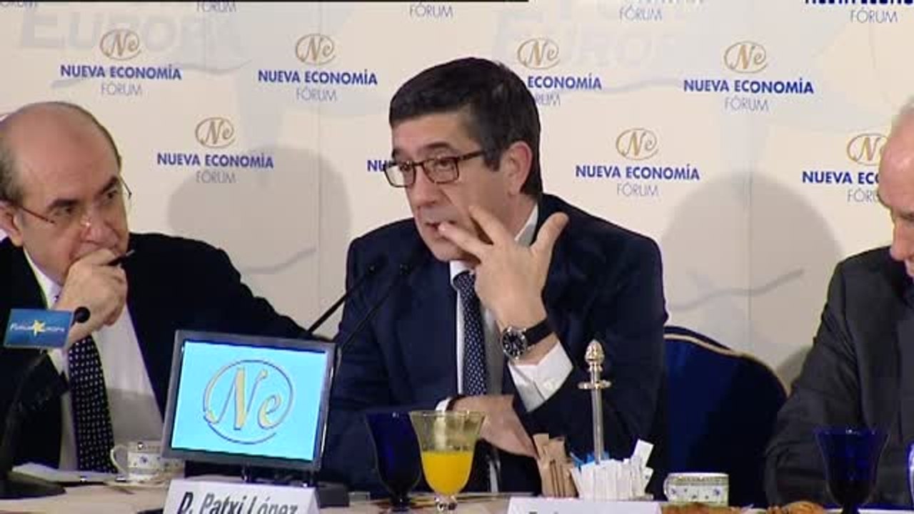 Patxi López: "Las circunstancias del PSOE necesitan un secretario general a tiempo completo"