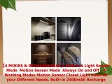 66 LED Under Cabinet Light Rechargeable Motion Sensor Closet Light Wireless Luxury