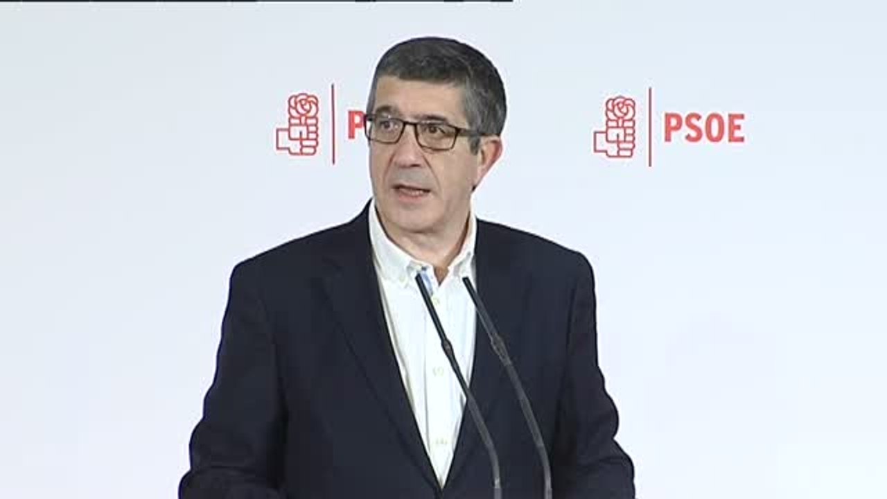 Patxi López: "Me siento con fuerzas para reconstruir el PSOE"