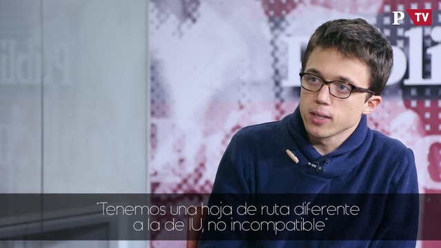 Íñigo Errejón - Tenemos una hoja de ruta diferente a la de IU, no incompatible