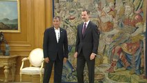 Rafael Correa se reúne con Felipe VI en su despedida de España