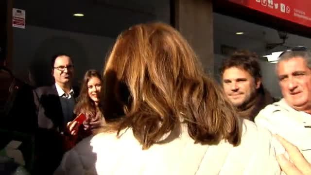 Susana Díaz da la bienvenida a la candidatura de Pedro Sánchez