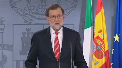 Rajoy: "La decisión que ha tomado Santiago Vidal es una decisión inevitable"