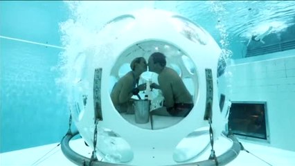 Un restaurante bajo el agua en Bruselas