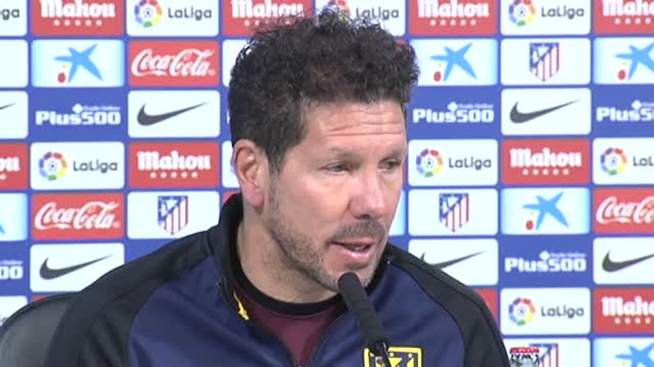 Simeone sobre Las Palmas: "Va a ser un rival duro, difícil"