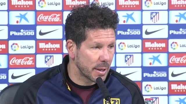 Simeone sobre Las Palmas: Va a ser un rival duro, difícil