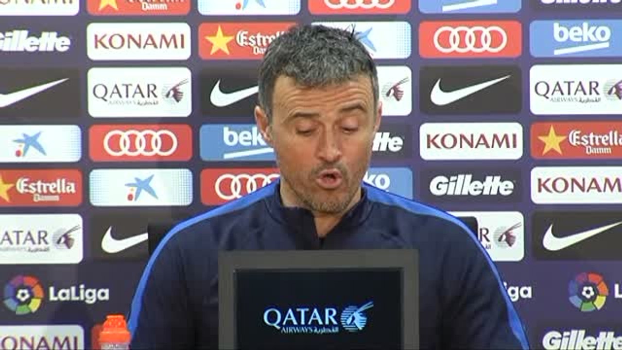 Luis Enrique: "Los árbitros tienen un gran nivel pero necesitan ayudas de todos. De mí, el primero"