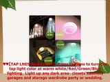 LUXSWAY Wireless Night LightBattery Operated LED Lighting Remote Control 16 Color RGB
