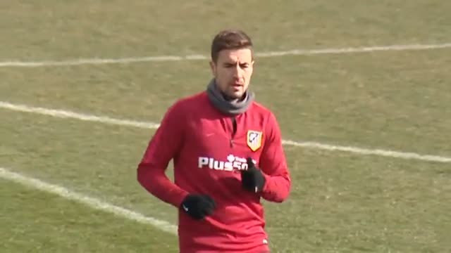 El Atlético de Madrid continúa preparando la visita a San Mamés