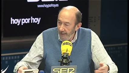 Rubalcaba: "El problema es que dimos un espectáculo"