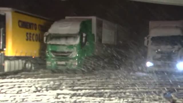 Caos en la carretera de Valencia
