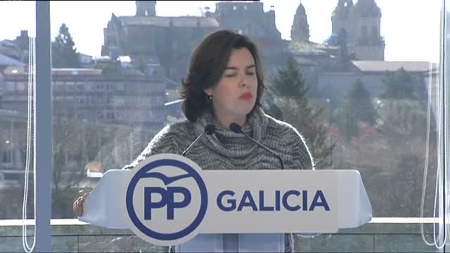 Sáenz de Santamaría: El PP es un partido que vertebra, que se hace de abajo-arriba