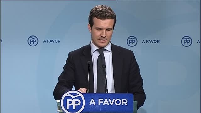 Casado elude comentar la declaración de Bárcenas en el juicio Gürtel