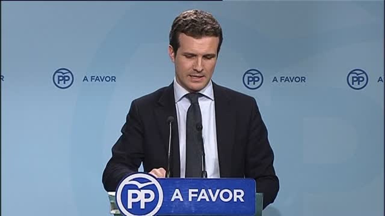 Casado elude comentar la declaración de Bárcenas en el juicio Gürtel