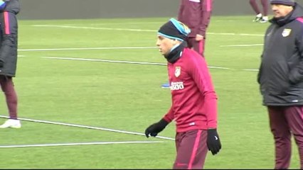 El Atleti ultima su preparación para la vuelta de Copa contra Las Palmas