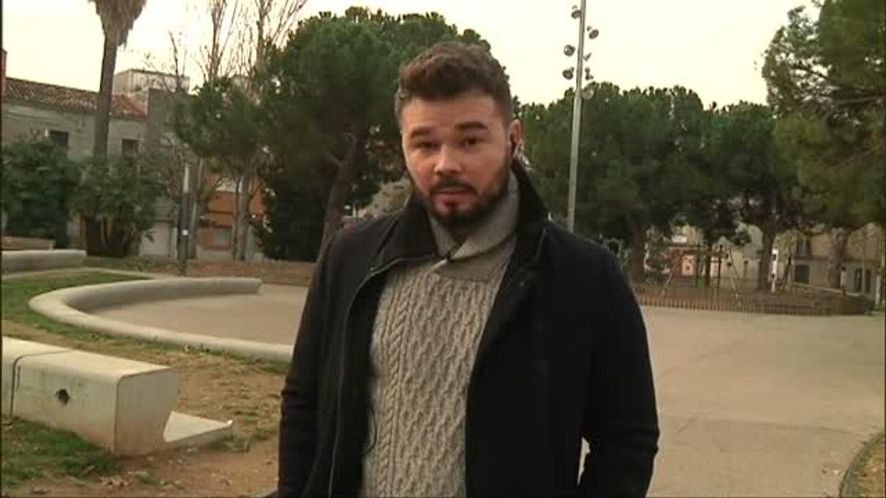 Rufián, sobre los farolillos independentistas en la cabalgata de Vic: "A mí personalmente no me gusta"