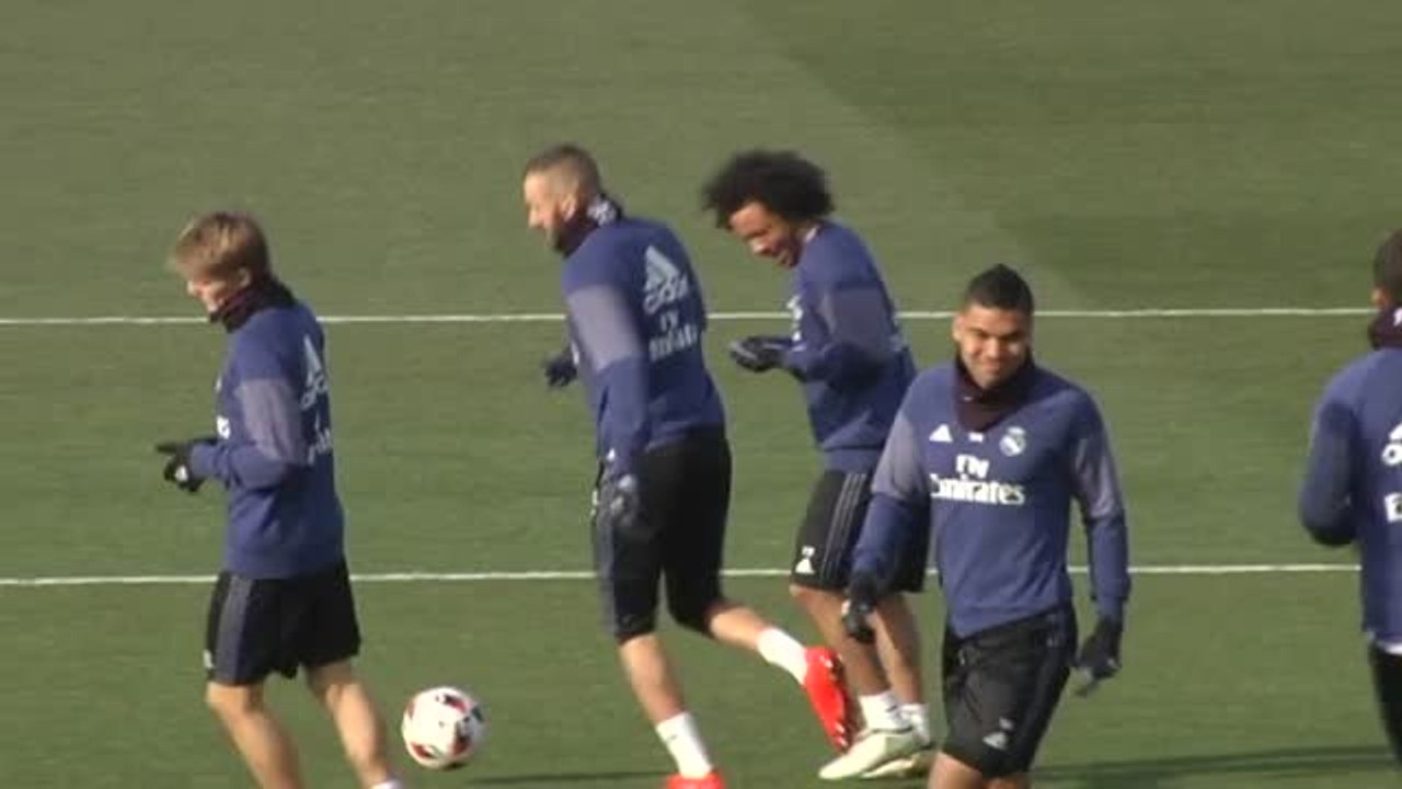 El Real Madrid ultima su encuentro de octavos de Copa contra el Sevilla