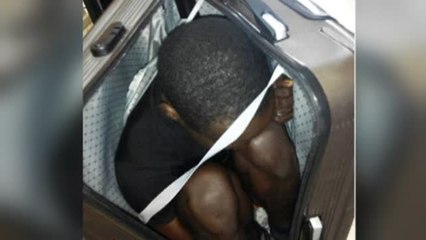 Un joven de 19 años trata de entrar en Ceuta dentro de una maleta