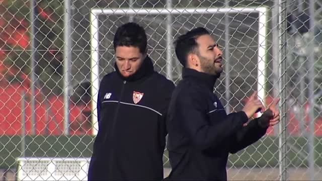 Primer entrenamiento del año para el Sevilla FC