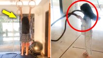 Akshay Kumar's 6 Year Old Daughter Nitara UNBELIEVABLE Work Out Video