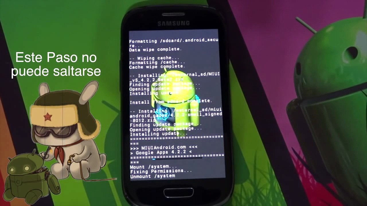 Miui Rom Galaxy S3 mini GT-i8190/L/N (Español Mexico)