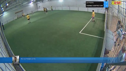 But de Hadjris (2-5) - LA POSTE Vs VIENNE CAMPING CAR - 01/04/19 21:00 - LIGUE 4