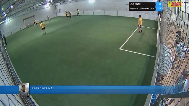 But de Hadjris (2-5) - LA POSTE Vs VIENNE CAMPING CAR - 01/04/19 21:00 - LIGUE 4