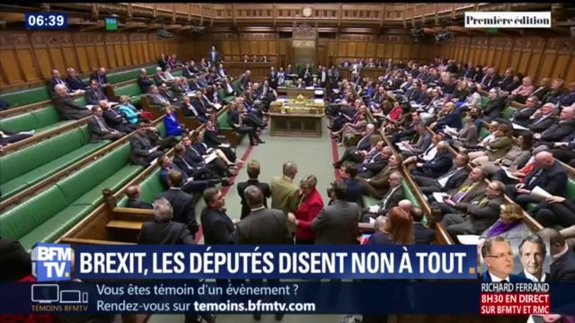 Brexit: les députés britanniques rejettent toutes les solutions d'alternatives