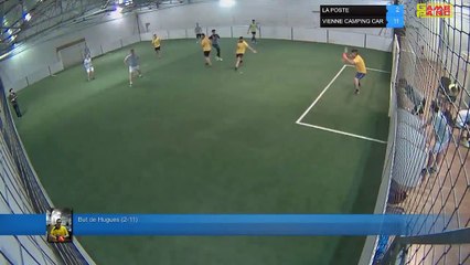 But de Hugues (2-11) - LA POSTE Vs VIENNE CAMPING CAR - 01/04/19 21:00 - LIGUE 4