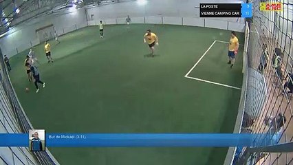 But de Mickaël  (3-11) - LA POSTE Vs VIENNE CAMPING CAR - 01/04/19 21:00 - LIGUE 4