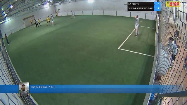 But de Hadjris (7-14) - LA POSTE Vs VIENNE CAMPING CAR - 01/04/19 21:00 - LIGUE 4