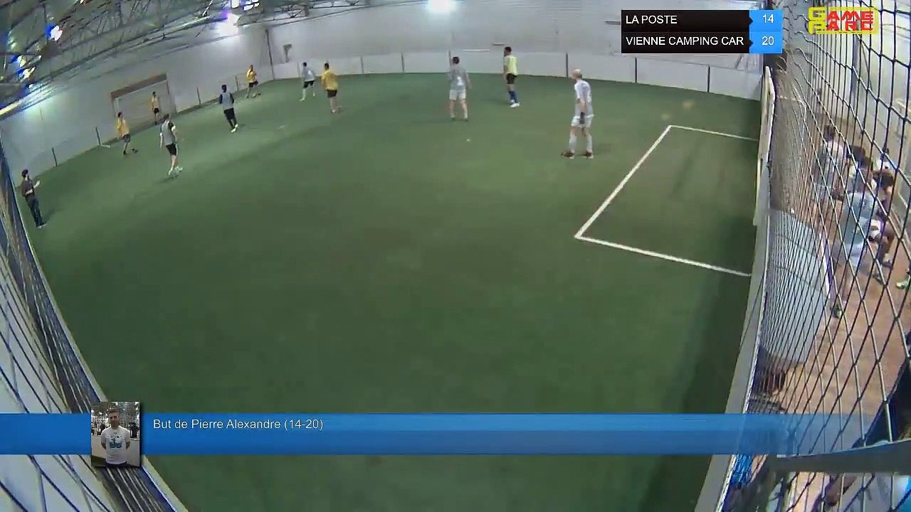 But de Pierre Alexandre (14-20) - LA POSTE Vs VIENNE CAMPING CAR - 01/04/19 21:00 - LIGUE 4