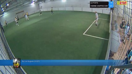 But de Hugues (14-21) - LA POSTE Vs VIENNE CAMPING CAR - 01/04/19 21:00 - LIGUE 4