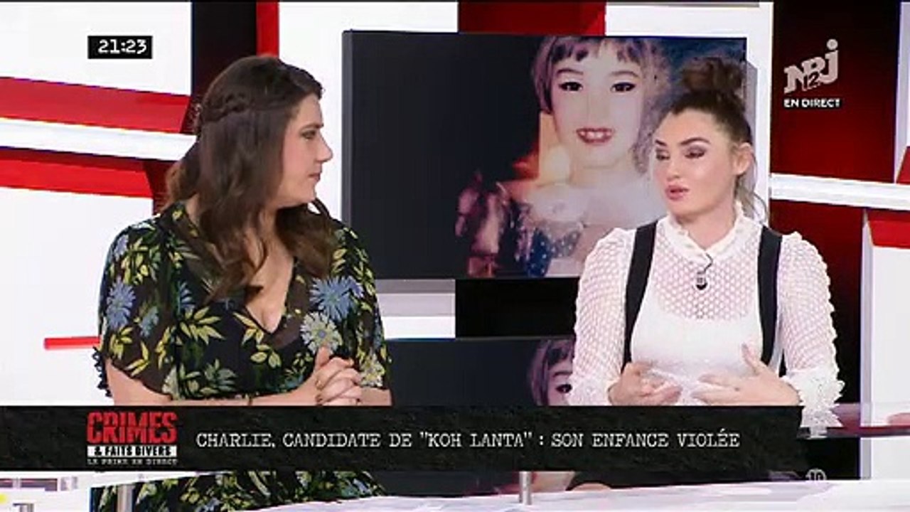 Bouleversant : Ancienne candidate de Koh Lanta, Charlie a raconté  en direct, dans "Crimes et Faits divers" sur NRJ12, les dizaines de viols dans sa jeunesse