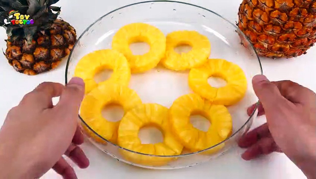 The Shark Song | Awesome Life Hacks with Pineapple Watermelon Learn Colors Toys for Kids #ToyTocToc