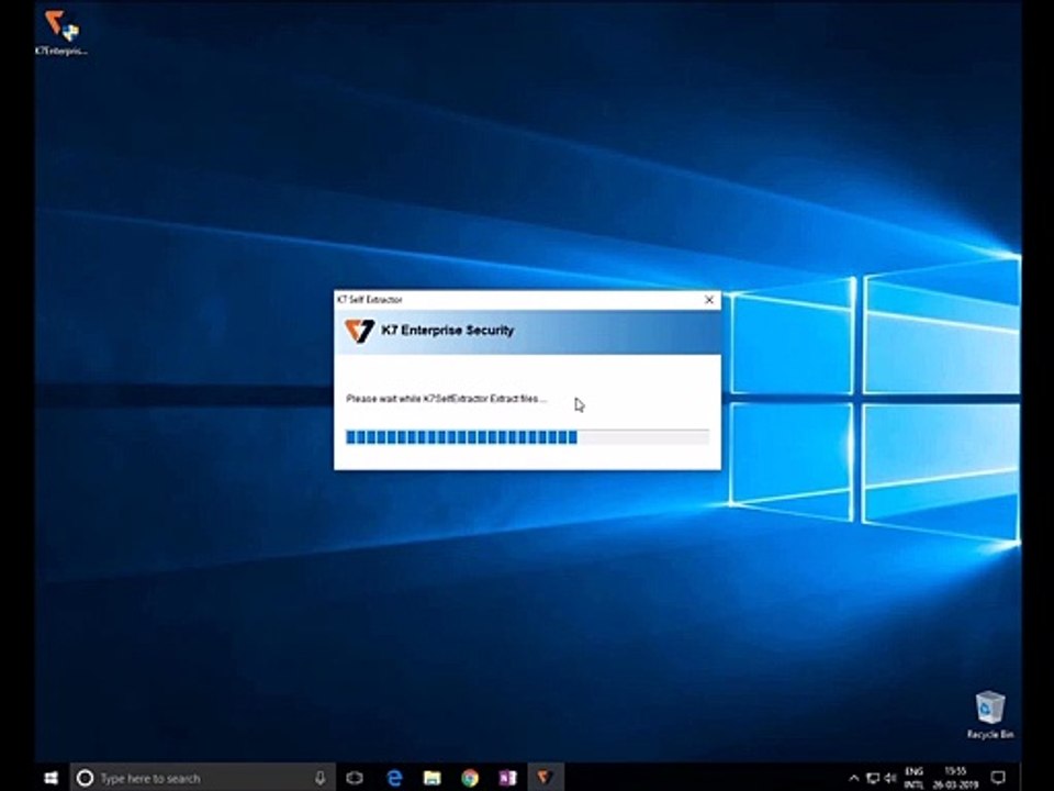 K7 Enterprise installation and activation