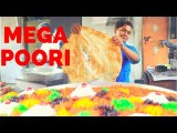 AMAZING COOKING SKILLS | HALWA POORI | INDIAN STREET FOOD