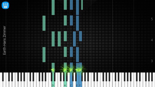 [Piano Solo]Earth, Hans Zimmer-Synthesia Piano Tutorial