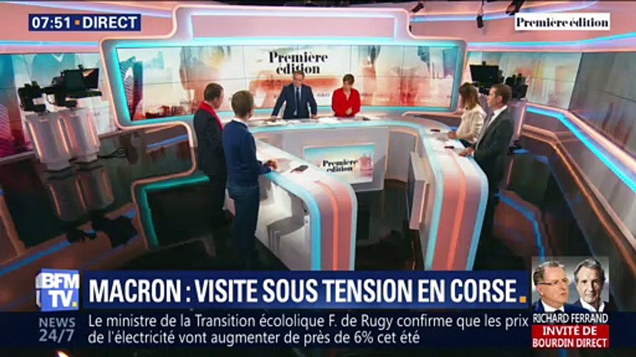 L'édito de Christophe Barbier: Macron, visite sous tension en Corse