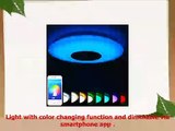 MOCCHI Ceiling Lights with Bluetooth Speaker Multi Colour LED Ceiling Lamp  Smartphone