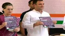 Congress Party Manifesto LIVE Updates: Rahul Gandhi releases manifesto, Lok Sabha Elections 2019