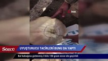 Bal kabağına gizlenmiş 3 kilo 150 gram esrar ele geçirildi