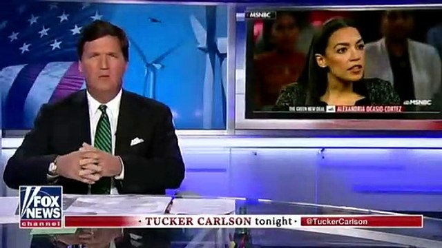 Alexandria Ocasio-Cortez Is 'A Moron And Nasty' Says Tucker Carlson