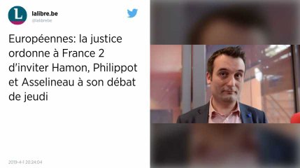 Débat des européennes : la justice ordonne à France 2 d’inviter Asselineau, Hamon et Philippot