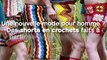 Une nouvelle mode pour homme ? Des shorts en crochets faits à partir de matériaux recyclés !