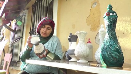 Otizmli oğlu için atölye açtı