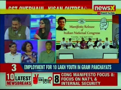 Congress 2019 Manifesto: Rahul Gandhi Reiterates Nyay Scheme, Promises Jobs, Kisan Budget