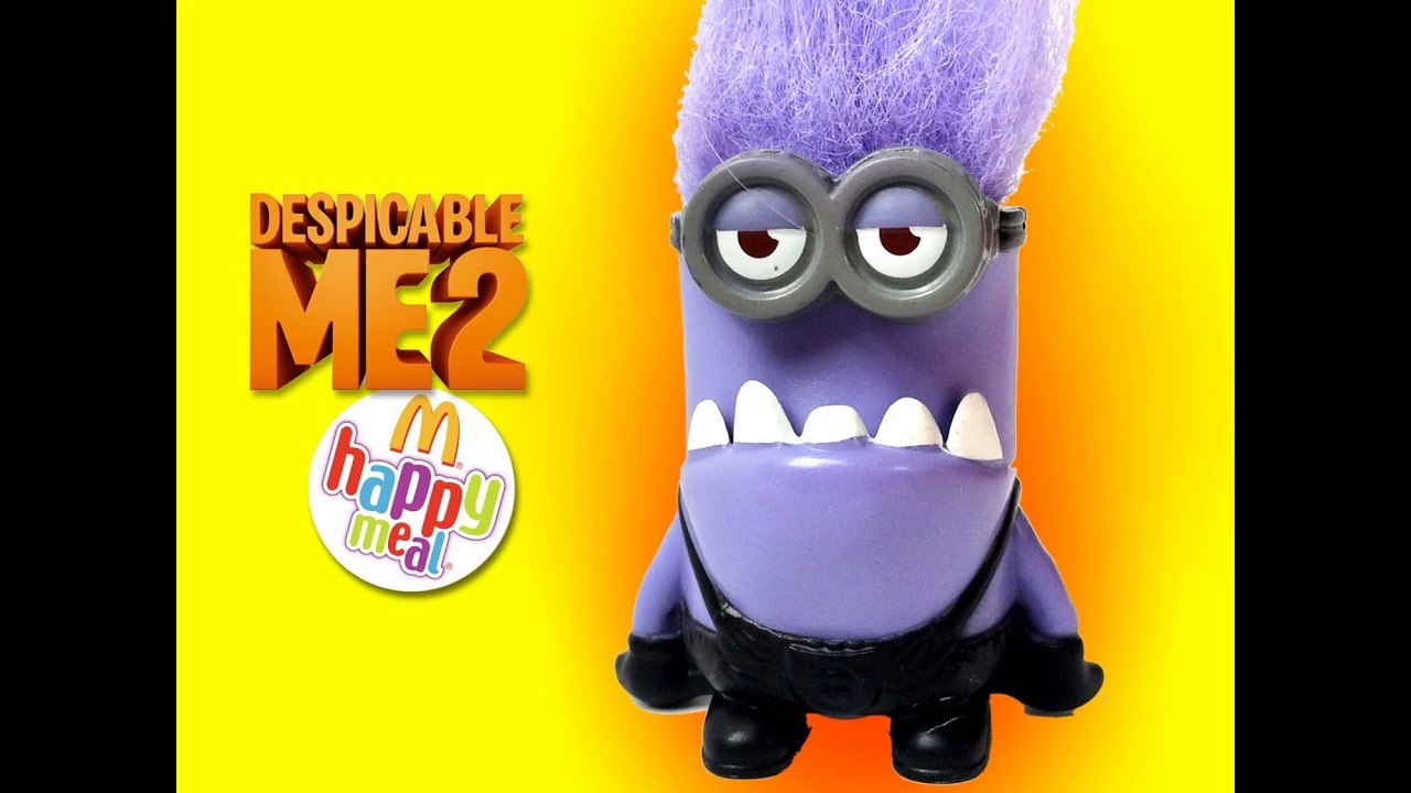 Evil Purple Minion Chomper Despicable Me 2 McDonalds Happy Meal
