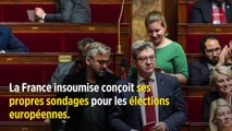 Européennes : La France insoumise conçoit ses propres sondages