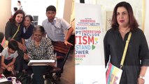 Farah Khan meets special children for special cause; Watch video | FilmiBeat